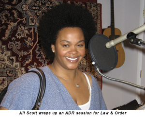 Jill Scott wraps up an ADR session for Law & Order