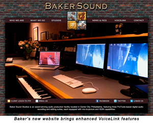 Baker's new website features enhanced VOICELINK capabilities