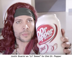 Justin Guarini as Lil' Sweet for Diet Dr. Pepper