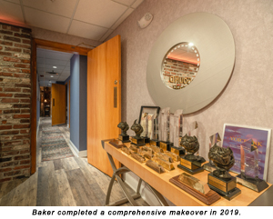 Baker completed a comprehensive makeover in 2019