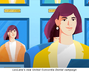 LevLane's new United Concordia Dental campaign